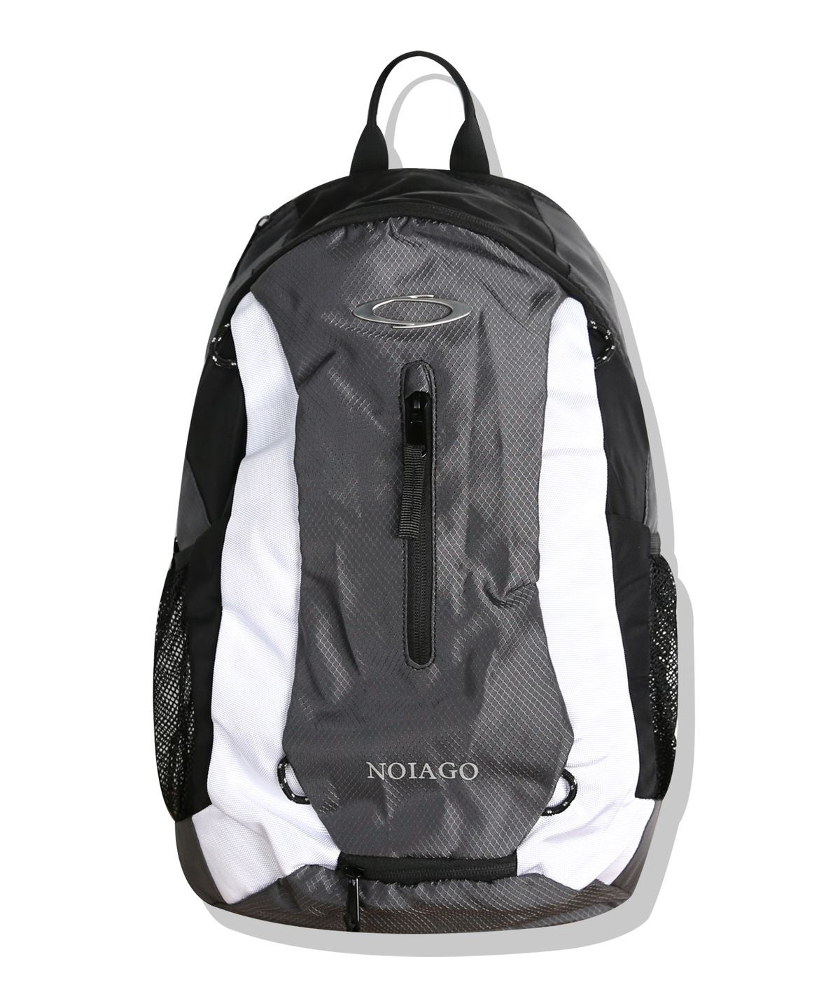 NOIAGO - MULTI LOGO BACKPACK (GRAY) – PEACH.MYK