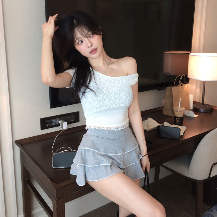 KR lacey off shoulder (2 Colors)