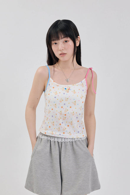 (現貨) 花小兔細肩背心 usahana sleeveless (size s)