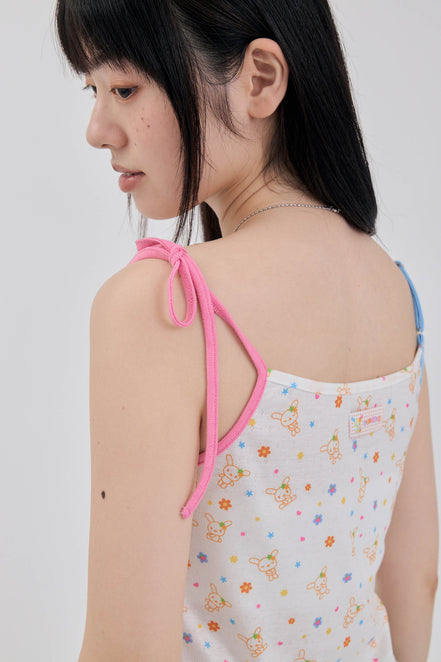 (現貨) 花小兔細肩背心 usahana sleeveless (size s)