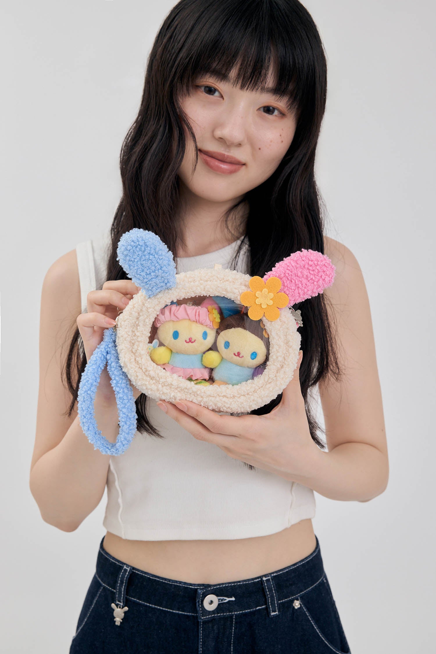 (現貨) 芭蕾花小兔娃娃吊飾 usahana ballet keychain