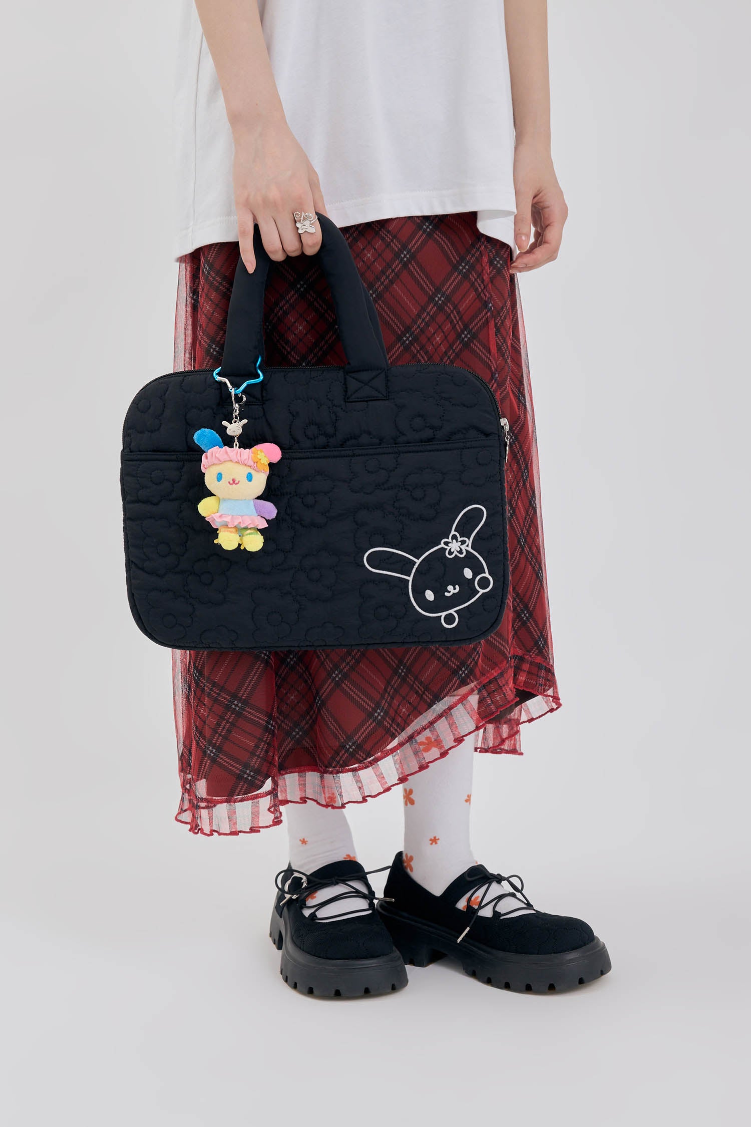 (現貨) 芭蕾花小兔娃娃吊飾 usahana ballet keychain