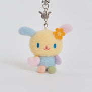 (現貨) 愛心花小兔娃娃吊飾 usahana heart keychain