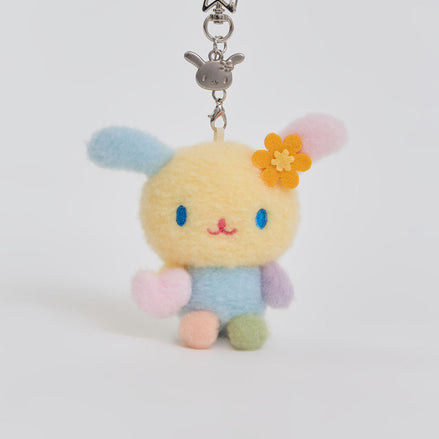 (現貨) 愛心花小兔娃娃吊飾 usahana heart keychain