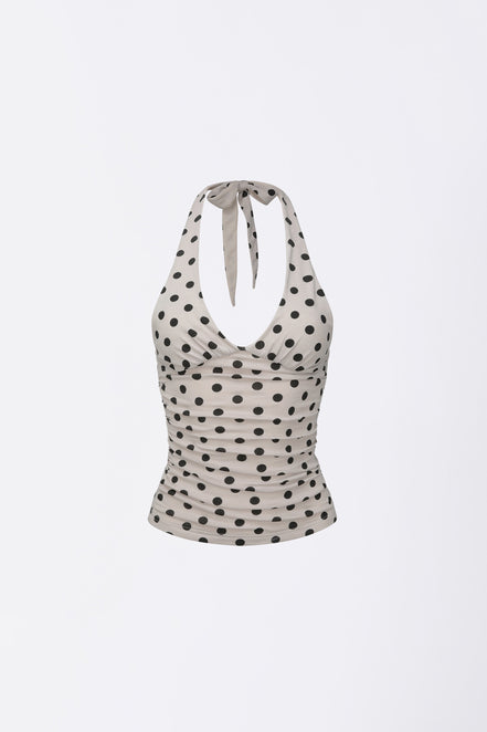 Dot Halter Top (Raw)