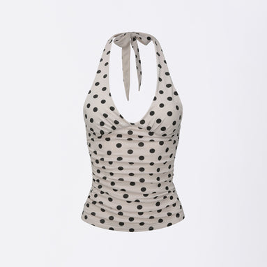 Dot Halter Top (Raw)