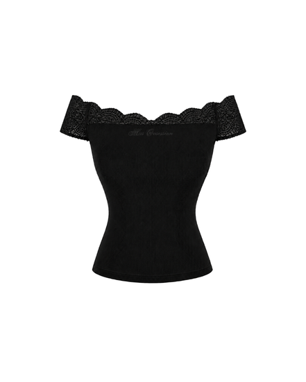ROT LINE TOP (BLACK)