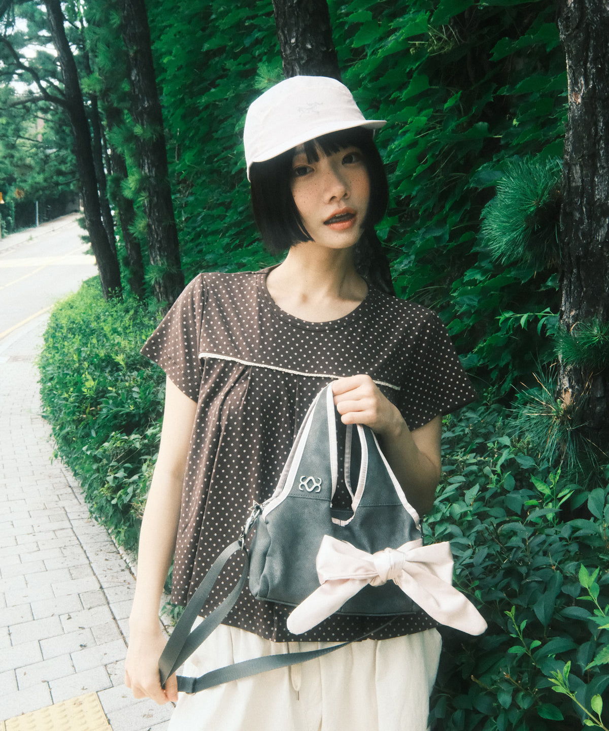 Baby Bow Bag (Grey)