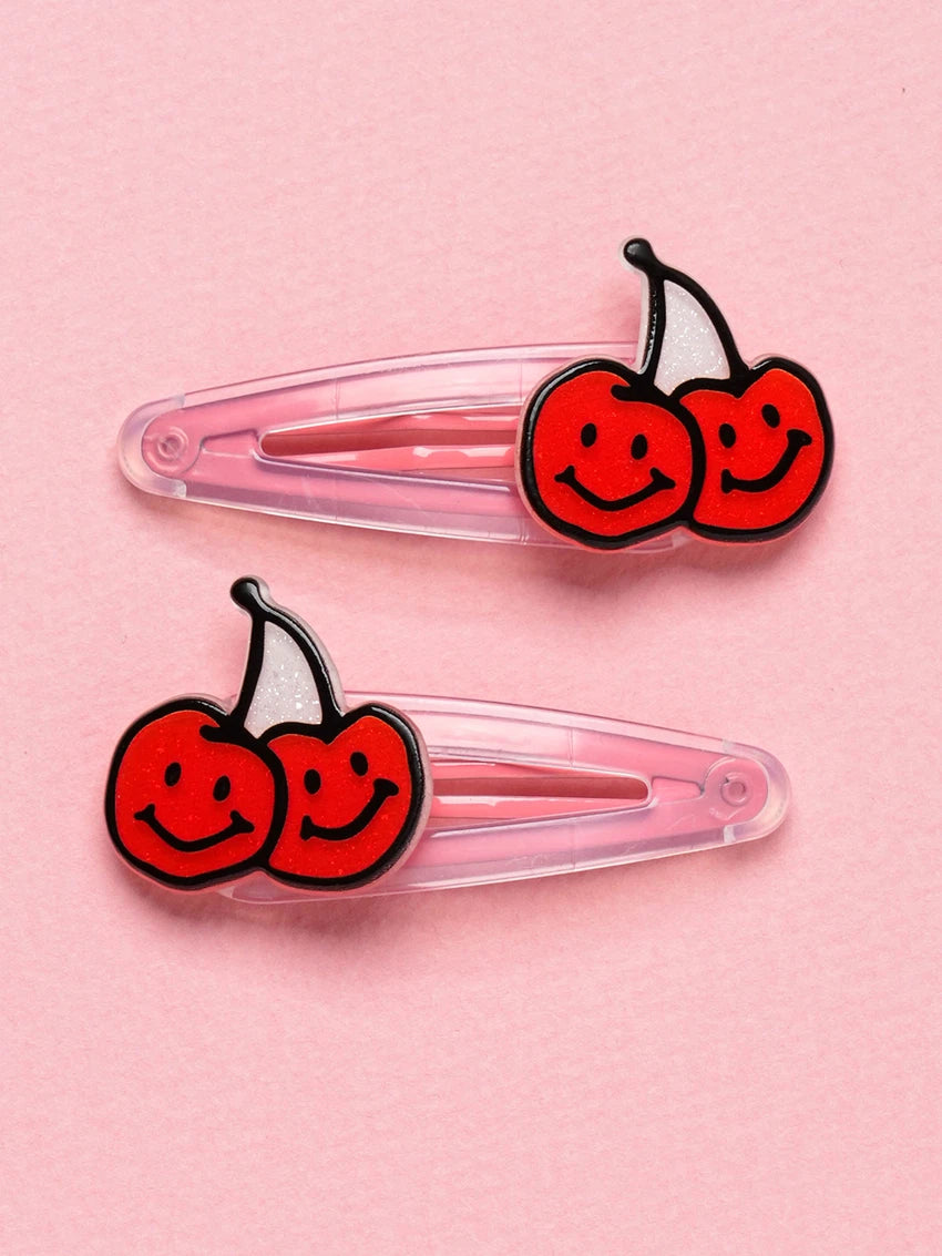 dasio X kirsh smile cherry hairpin (red)