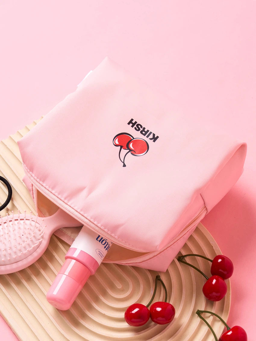 dasio X kirsh makeup pouch (pink)