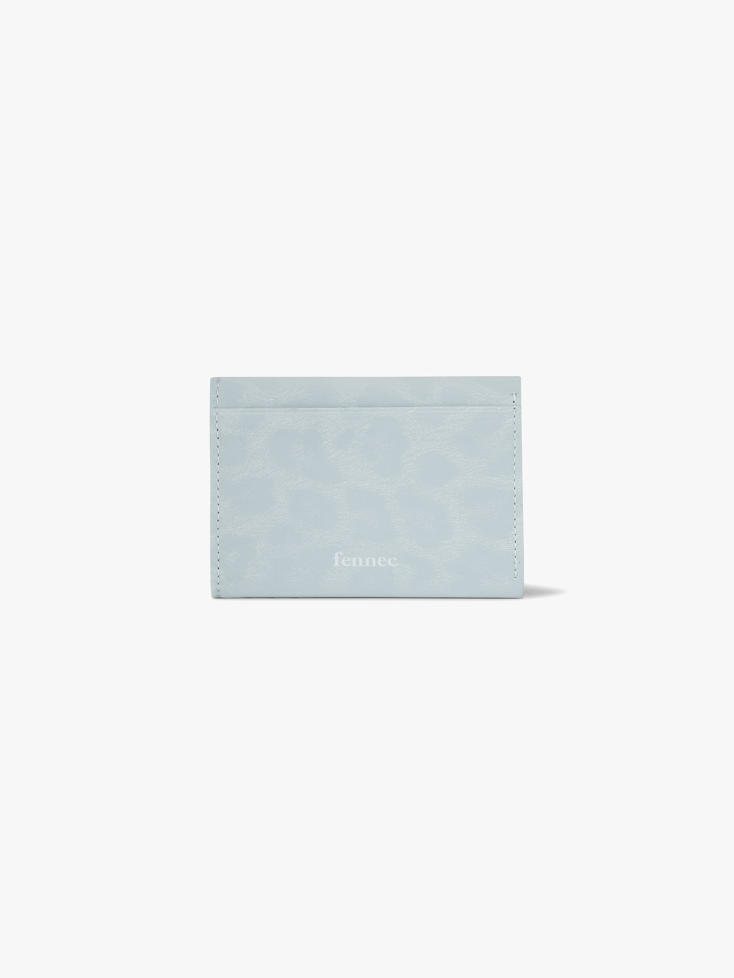 HEARTY FLAP WALLET (LEOPARD MINT)