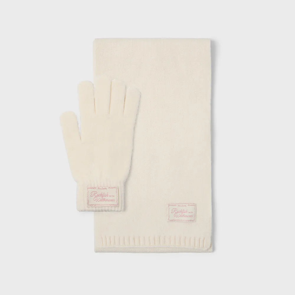 FLUFFY SCARF & GLOVES SET (3 COLORS)