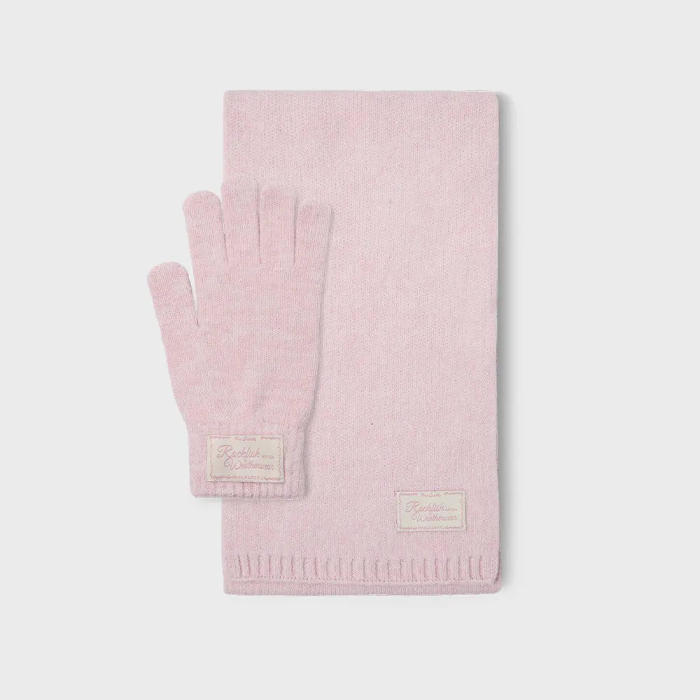 FLUFFY SCARF & GLOVES SET (3 COLORS)