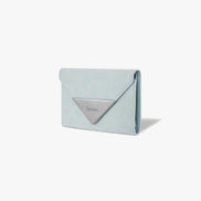 MATT TRIANGLE WALLET (LEOPARD MINT)