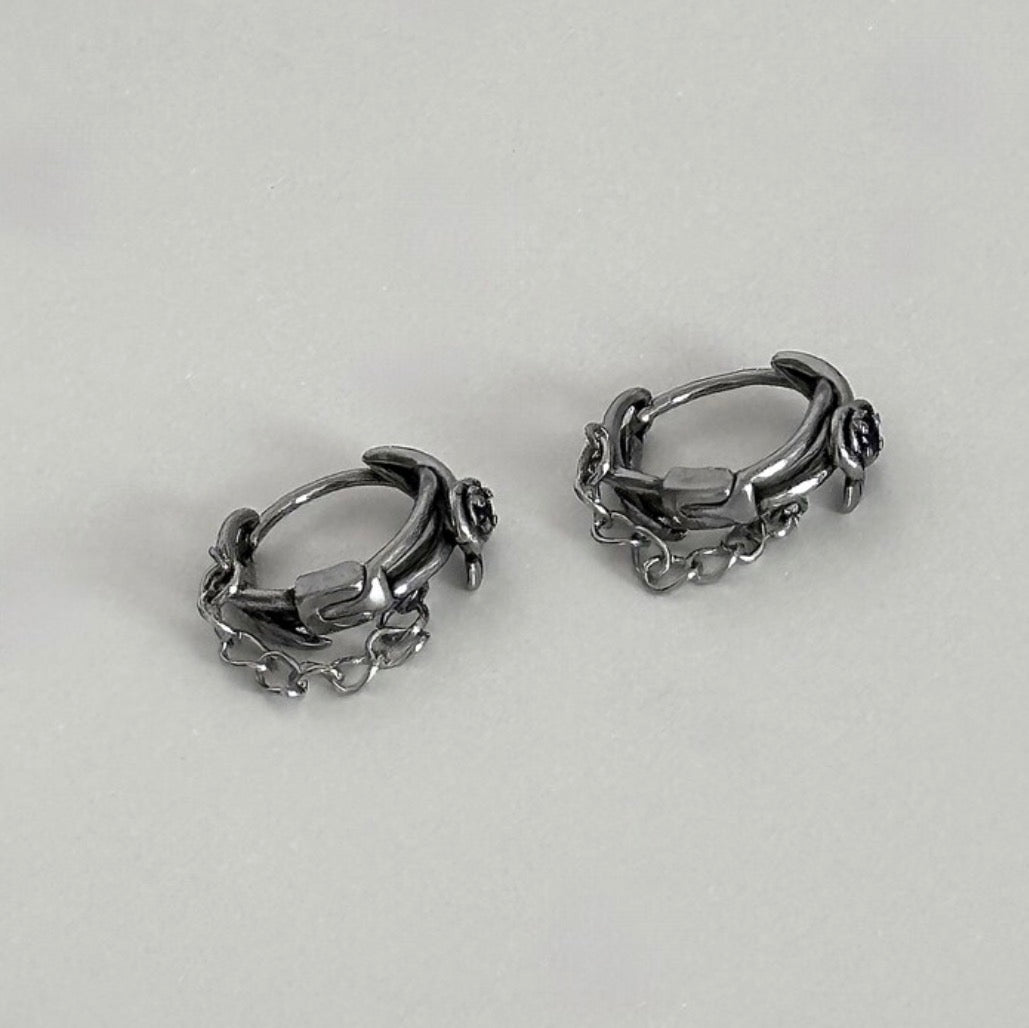 rose chain piercing(1set)