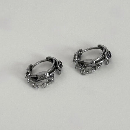 rose chain piercing(1set)