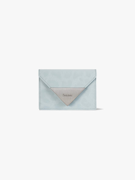 TRIANGLE ACCORDION POCKET (LEOPARD MINT)