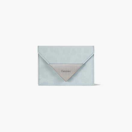 TRIANGLE ACCORDION POCKET (LEOPARD MINT)