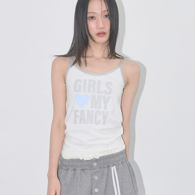 GIRLS MY FANCY SLEEVELESS (GRAY)