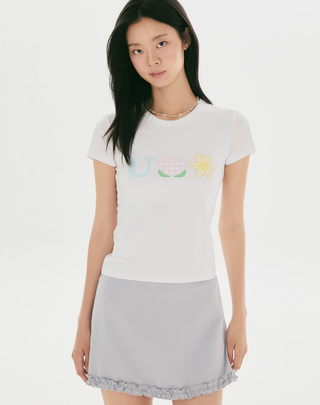 SPAO X USAHANA SLIMFIT TSHIRT (WHITE)