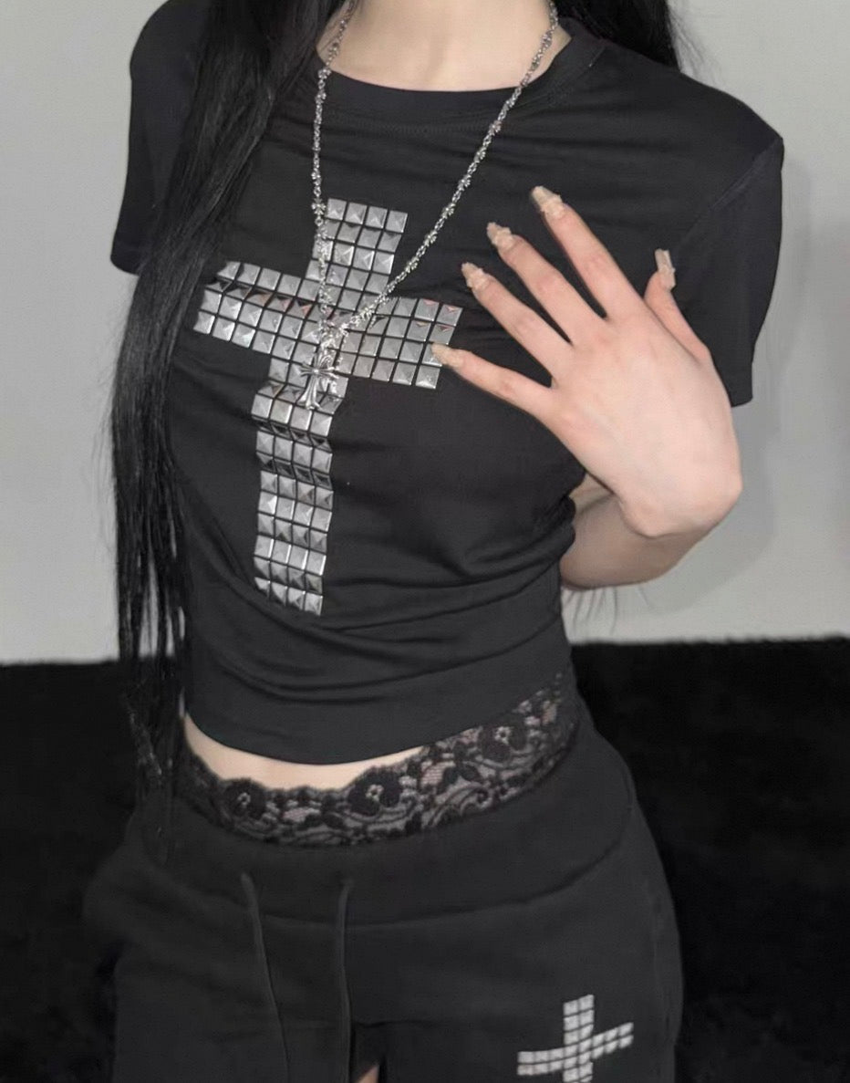 KR BLING CROSS TSHIRT (3 COLORS)