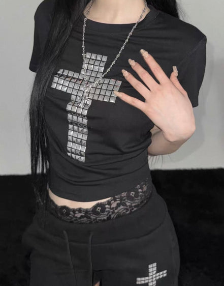 KR BLING CROSS TSHIRT (3 COLORS)