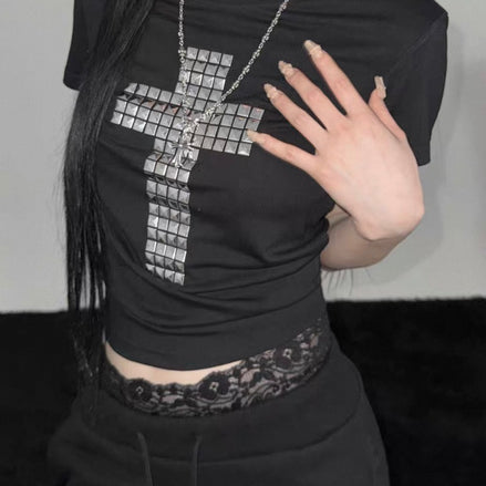 KR BLING CROSS TSHIRT (3 COLORS)