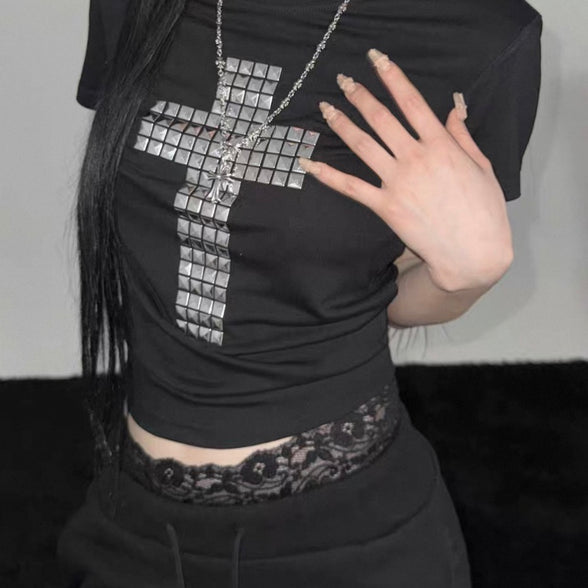KR BLING CROSS TSHIRT (3 COLORS)