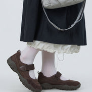 Maryjane Sneakers (Brown)