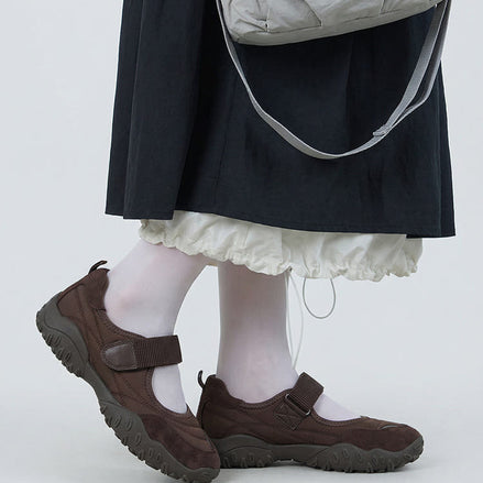 Maryjane Sneakers (Brown)