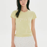 SPAO X USAHANA SLIMFIT TSHIRT (GREEN)