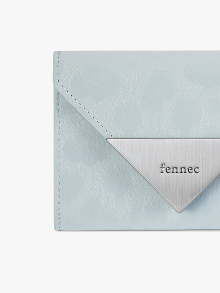 MATT TRIANGLE WALLET (LEOPARD MINT)