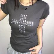 KR BLING CROSS TSHIRT (3 COLORS)