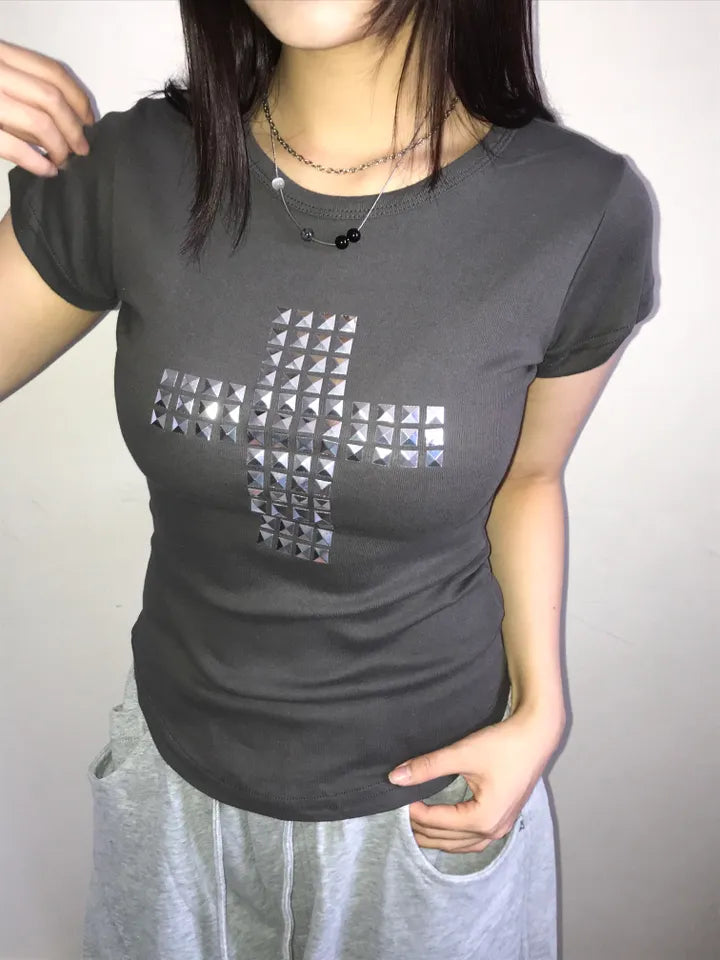 KR BLING CROSS TSHIRT (3 COLORS)