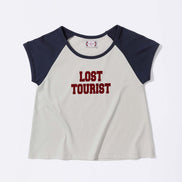 Lost Tourist Tee (Raw/Dusty Navy)