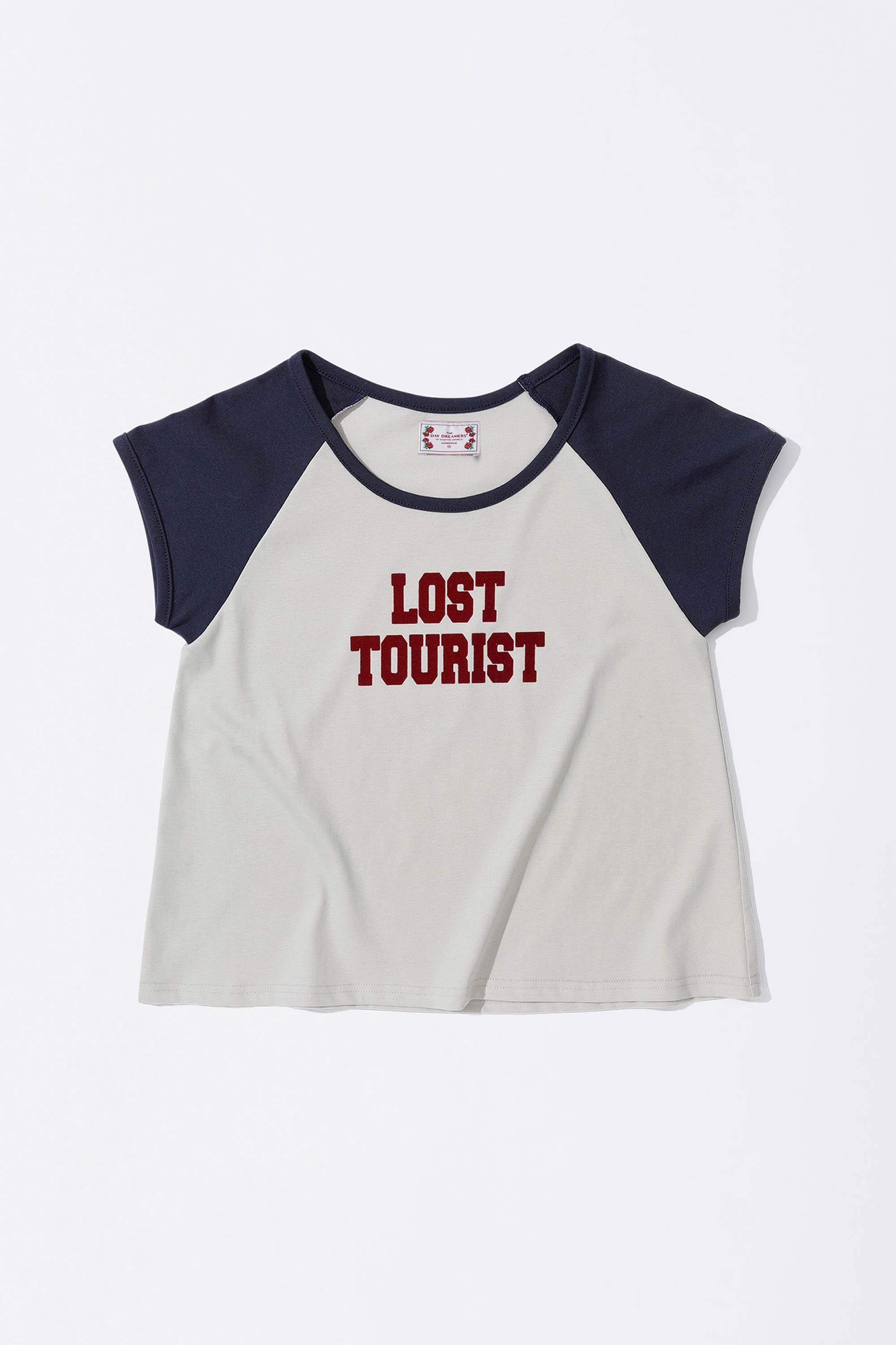 Lost Tourist Tee (Raw/Dusty Navy)