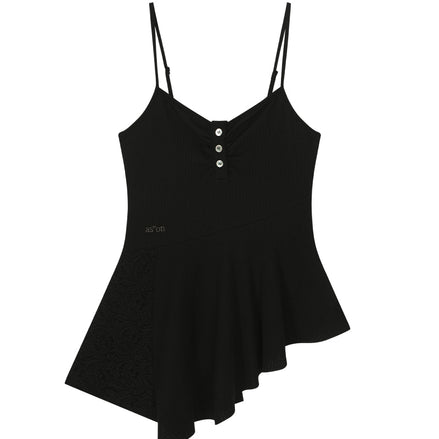 PETAL SLEEVELESS (BLACK)