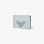 TRIANGLE ACCORDION POCKET (LEOPARD MINT)