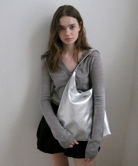 Merci Shoulder Bag (Silver)