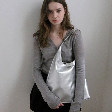 Merci Shoulder Bag (Silver)