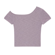 KIKI SLIM TEE (DUSTY PURPLE)