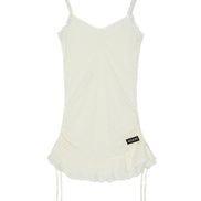 BLOSSOM MINI DRESS (IVORY)