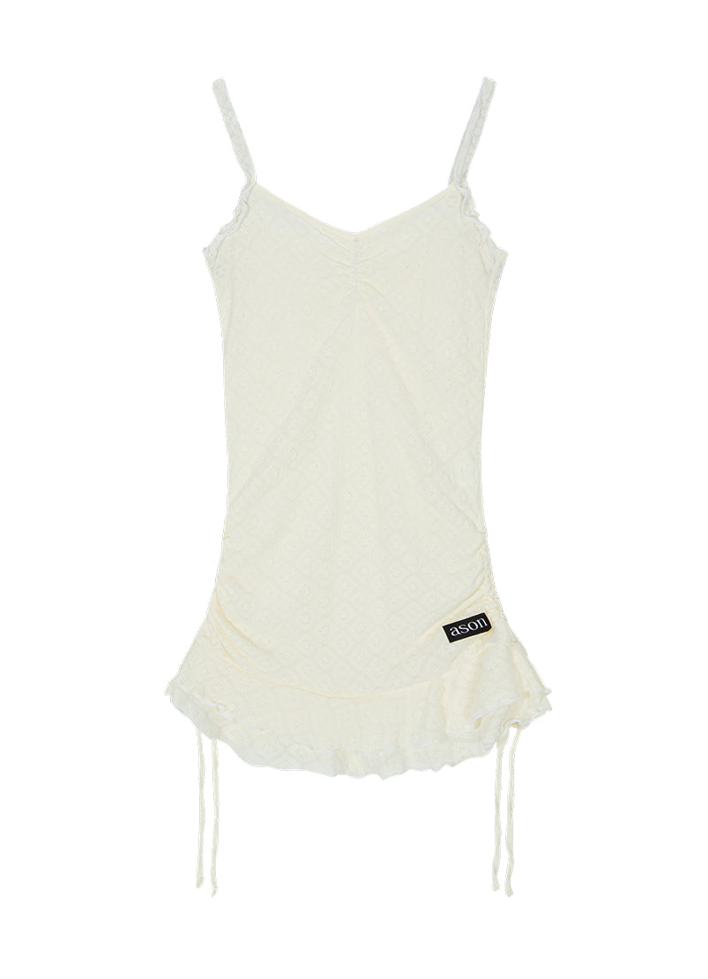 BLOSSOM MINI DRESS (IVORY)