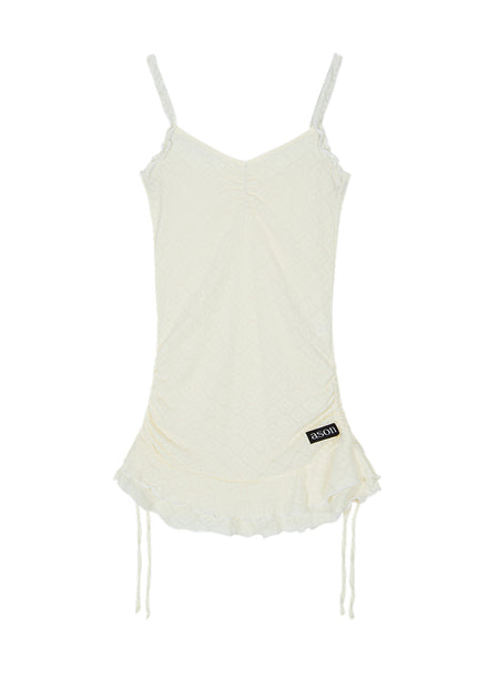 BLOSSOM MINI DRESS (IVORY)