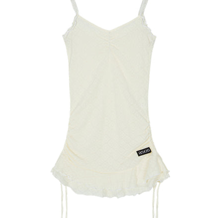 BLOSSOM MINI DRESS (IVORY)