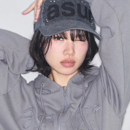 AU PIERCE BALL CAP (CHARCOAL)