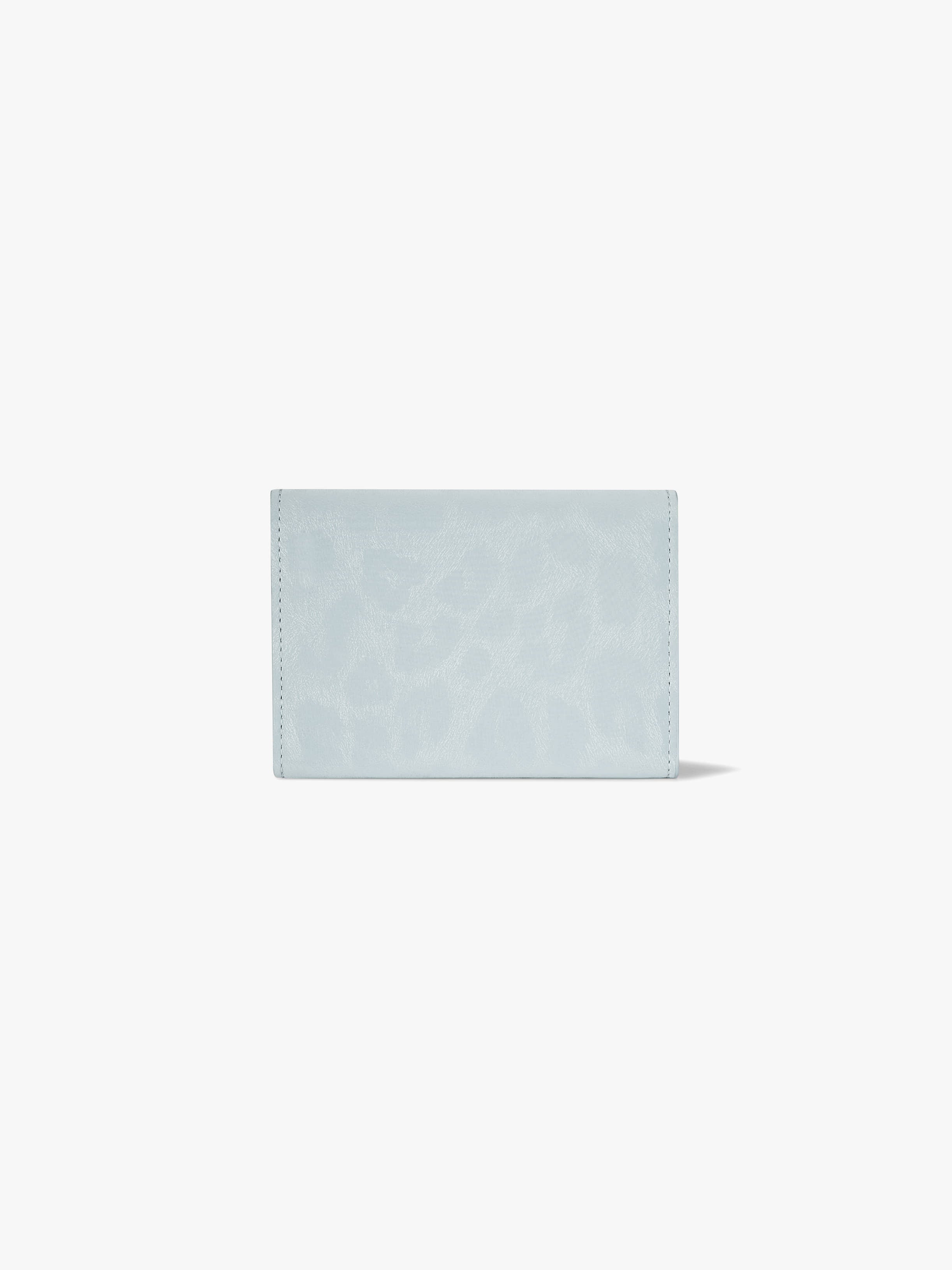 MATT TRIANGLE WALLET (LEOPARD MINT)