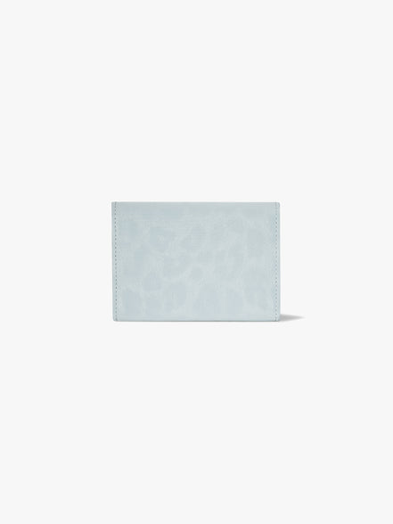 MATT TRIANGLE WALLET (LEOPARD MINT)
