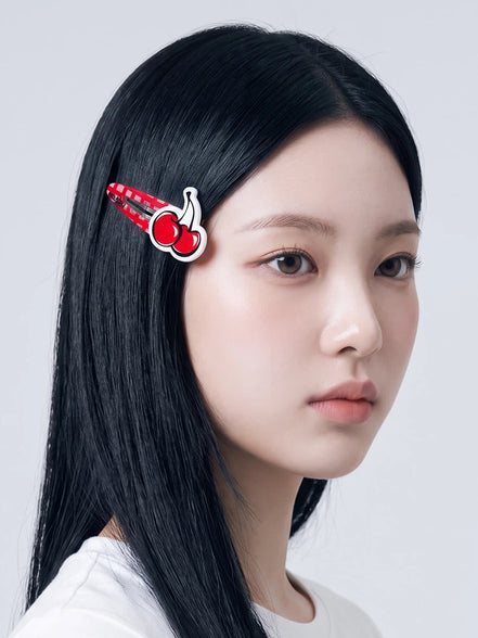 dasio X kirsh cherry hairpin (check)