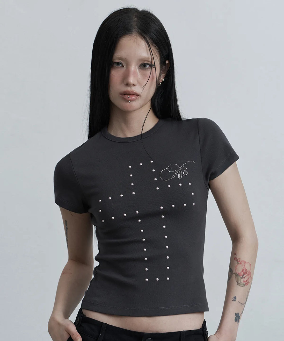 CROSS HOTFIX T-SHIRT (CHARCOAL)